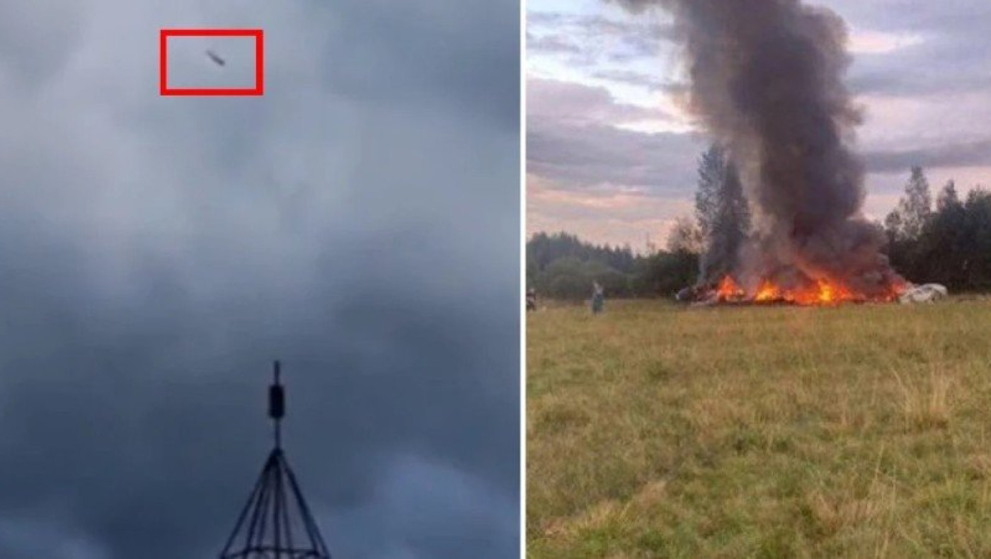 Πριγκόζιν: Η στιγμή της κατάρριψης και της συντριβής του τζετ (vids)