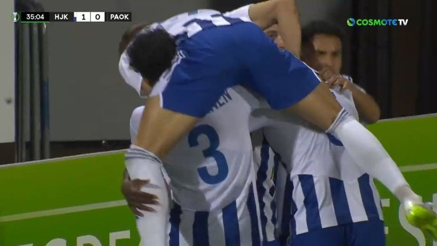 Έτσι άνοιξε το σκορ η Ελσίνκι κόντρα στον ΠΑΟΚ