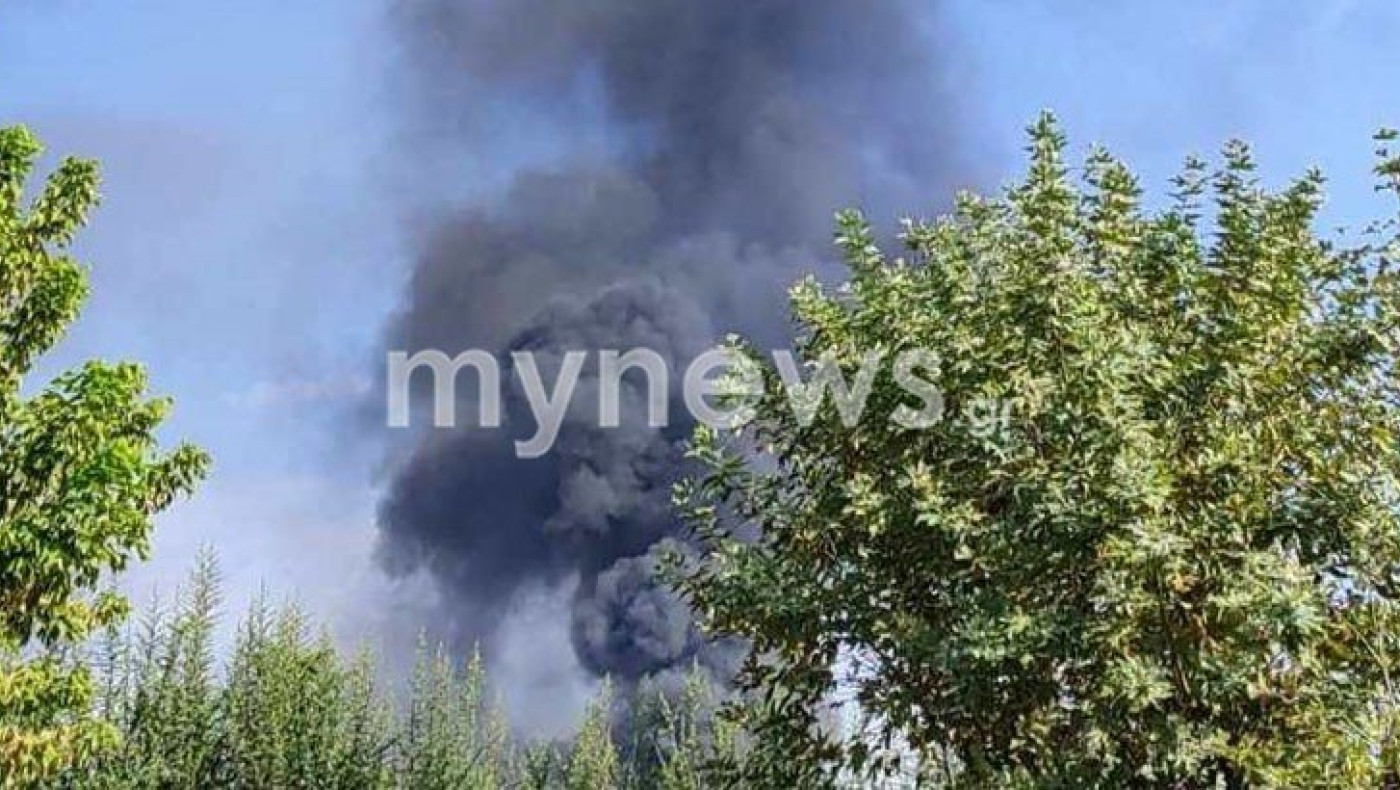 Θεσσαλονίκη: Η στιγμή της έκρηξης στη φωτιά στο Καλοχώρι