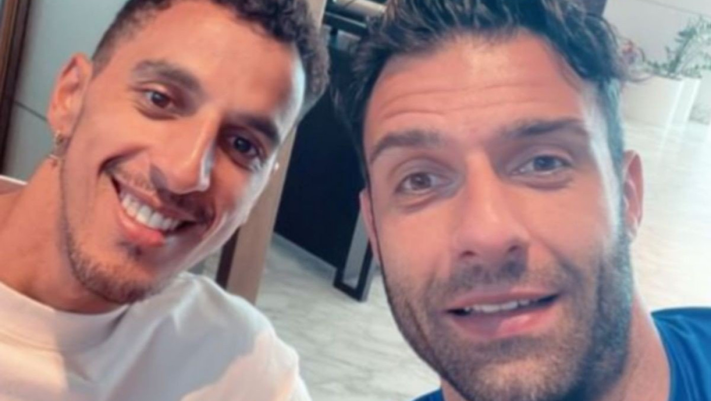 Η selfie του Τζαβέλλα με τον Ζέκα