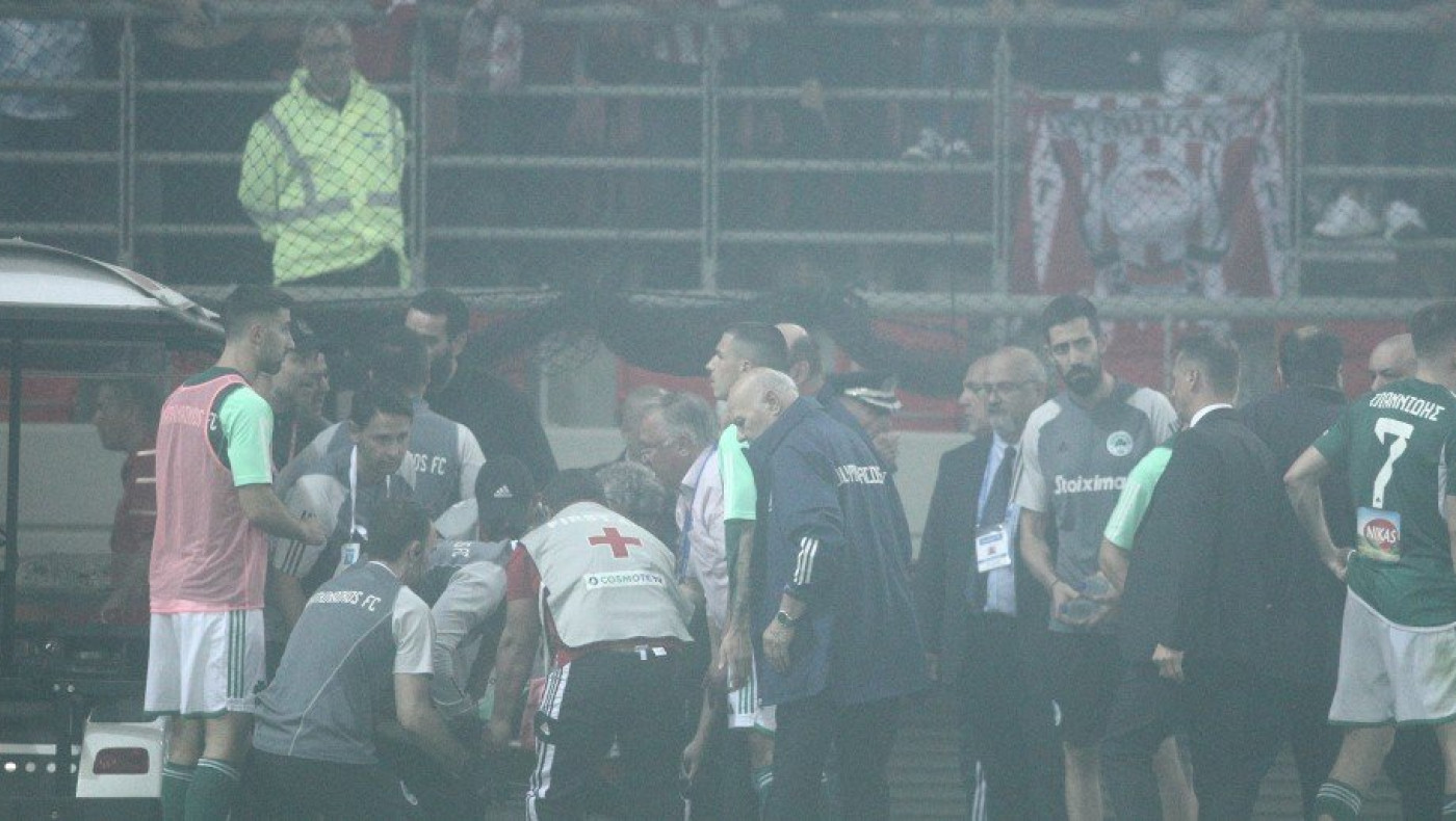 Τι γράφουν στο εξωτερικό για τη διακοπή του ντέρμπι στο Καραϊσκάκης