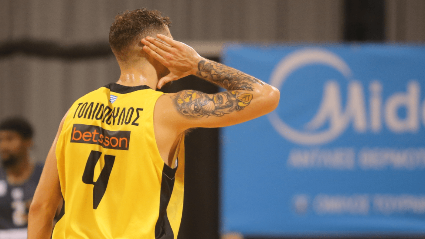 Οι 22 πόντοι του Τολιόπουλου έχουν διπλή ιστορική σημασία