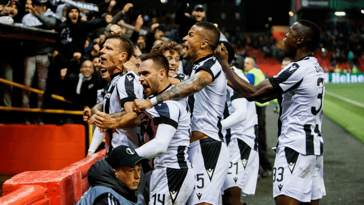 Ο ΠΑΟΚ στη λίστα των αήττητων ομάδων στα ευρωπαϊκά κύπελλα