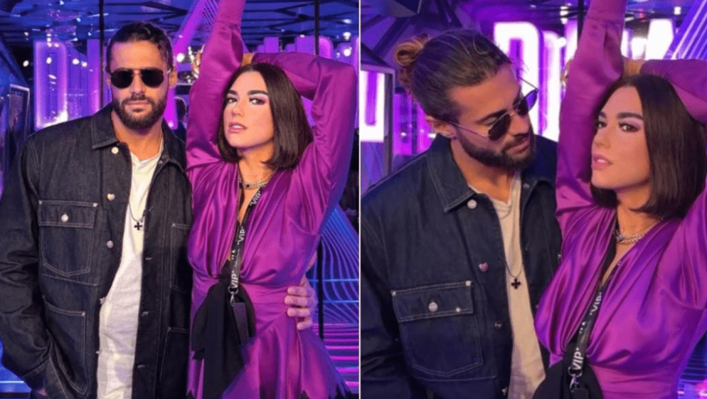 Το όνειρο του Κωνσταντίνου Βασάλου έγινε πραγματικότητα... στο περίπου: Πόζαρε αγκαλιά με τη Dua Lipa