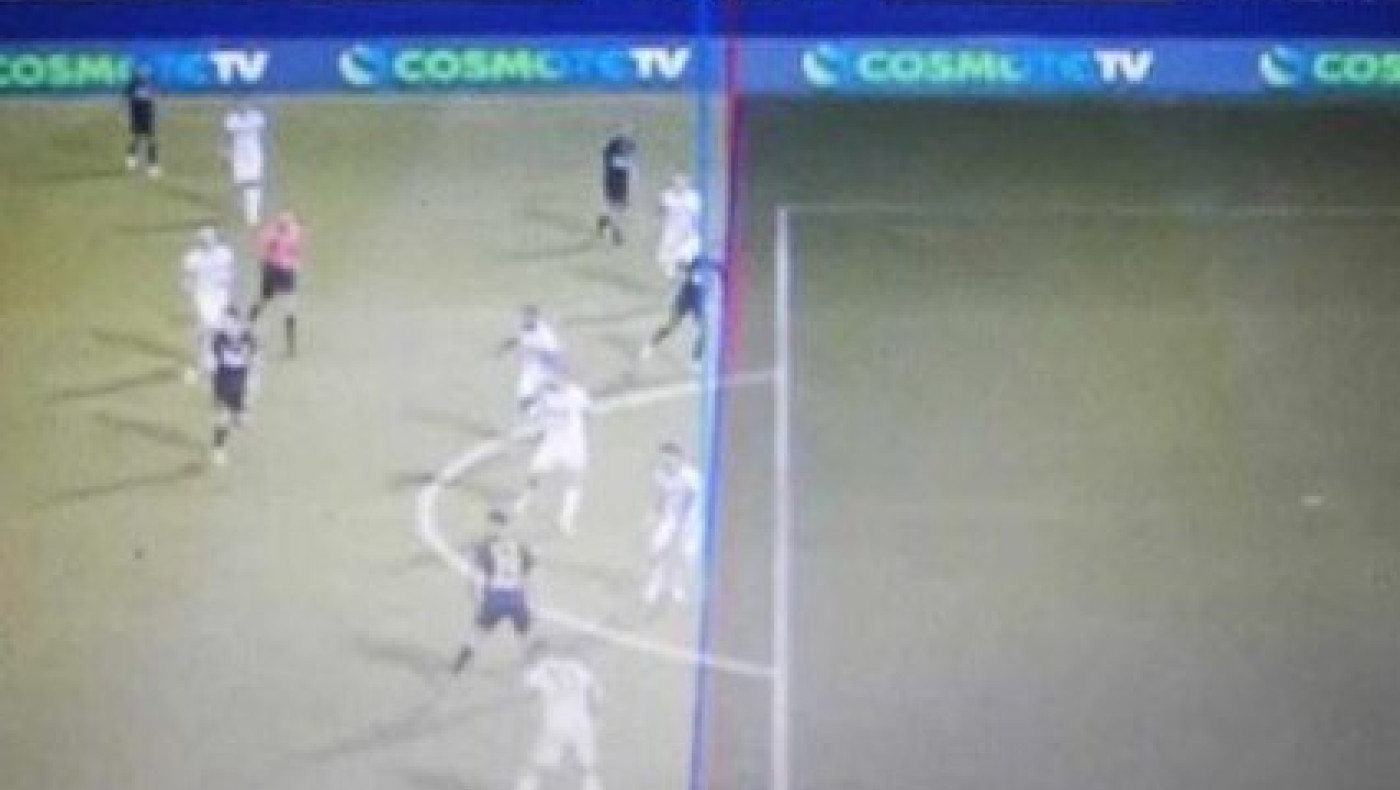 AEK: Κάνει λόγο για λάθος στην τοποθέτηση των γραμμών στο ακυρωθέν γκολ του Ελίασον! (pic)