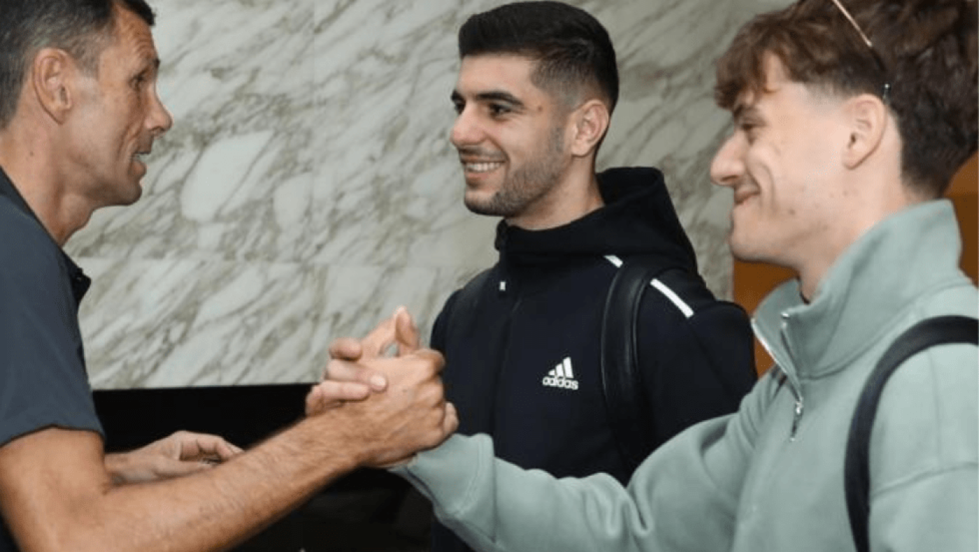 Εξαιρετικό το κλίμα στην Εθνική ενόψει της πρώτης προπόνησης- Τα τετ-α-τετ του Πογιέτ