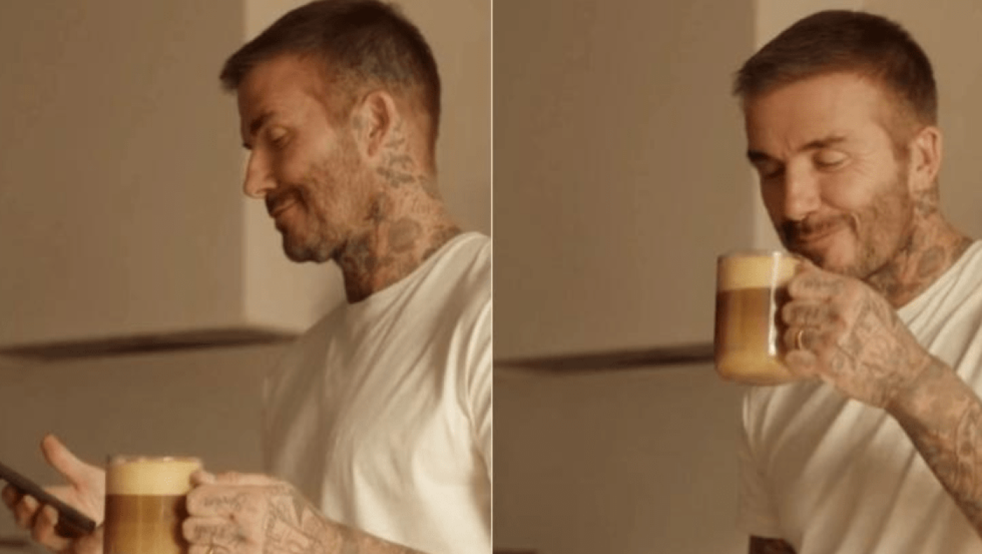 «Διάδοχος» του Κλούνει ο Μπέκαμ- Άφησε το αγαπημένο του τσάι για τον καφέ