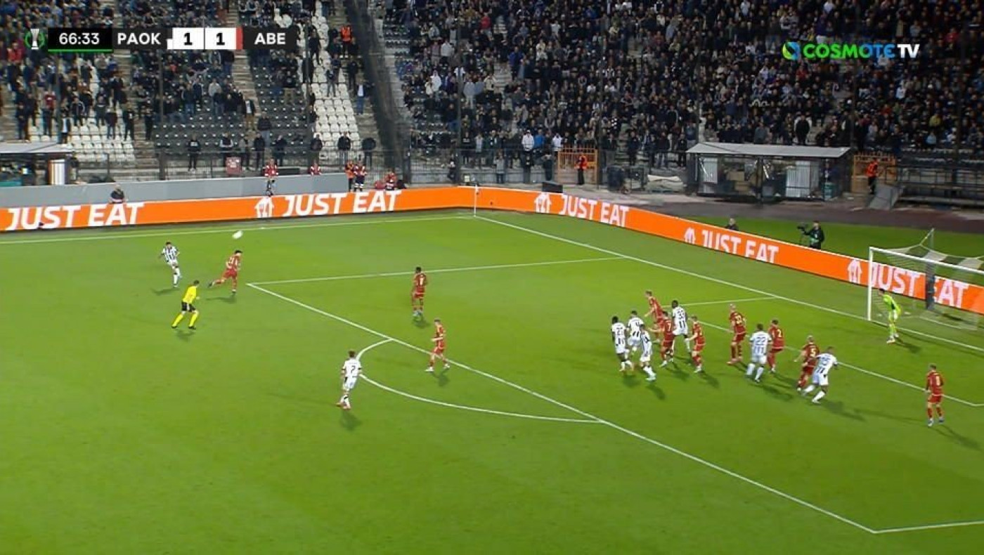 Βρήκε δίχτυα ο Σαμάτα, για το 2-1 του ΠΑΟΚ