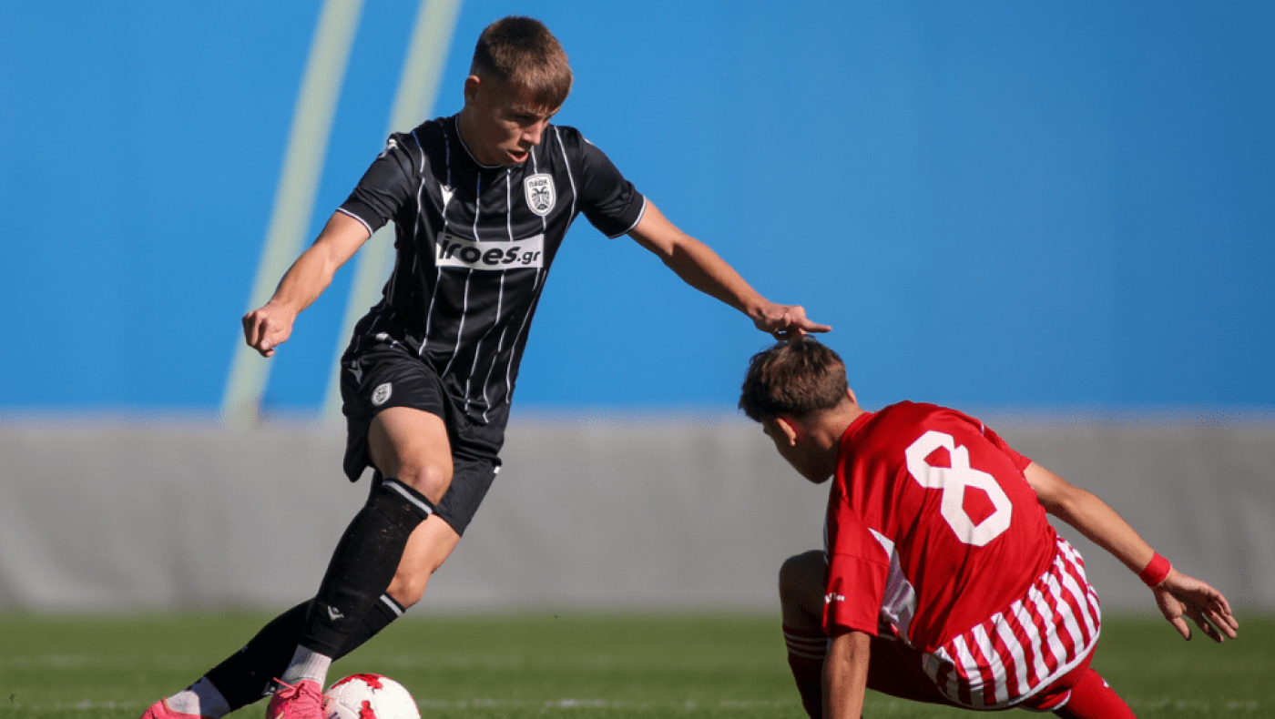 Κ17: Ο ΠΑΟΚ νίκησε τον Ολυμπιακό με 2-1 στον πρώτο τελικό της σεζόν