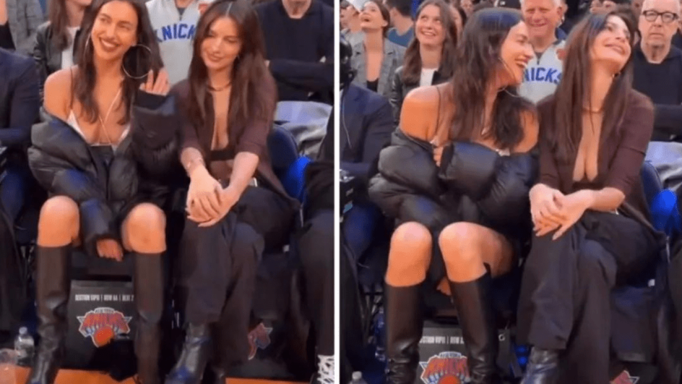 Ιρίνα Σάικ - Έμιλι Ραταϊκόφσκι: Στις κερκίδες για τον αγώνα Χιτ - Νικς