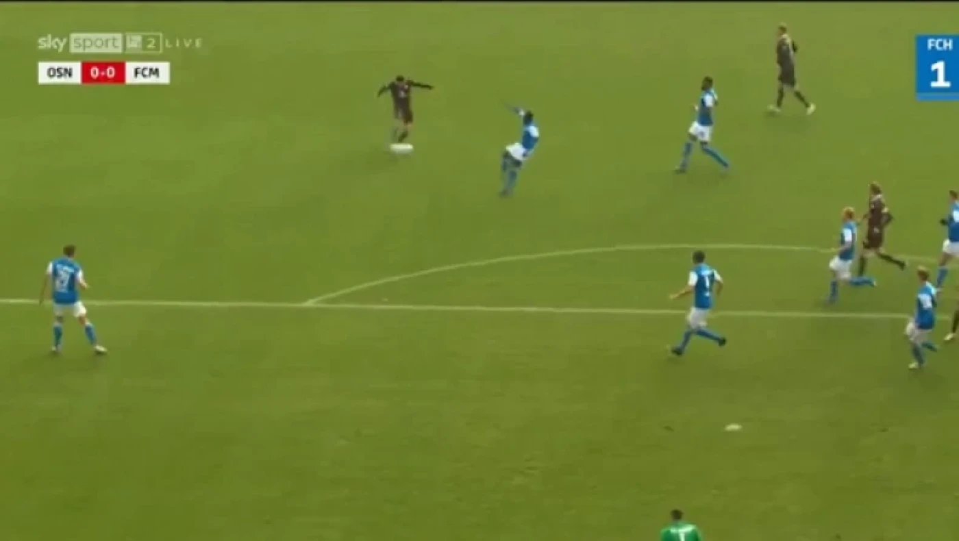 Απίθανο τέρμα του Σάλιακα στην Τσβάιτε Λίγκα (vid)