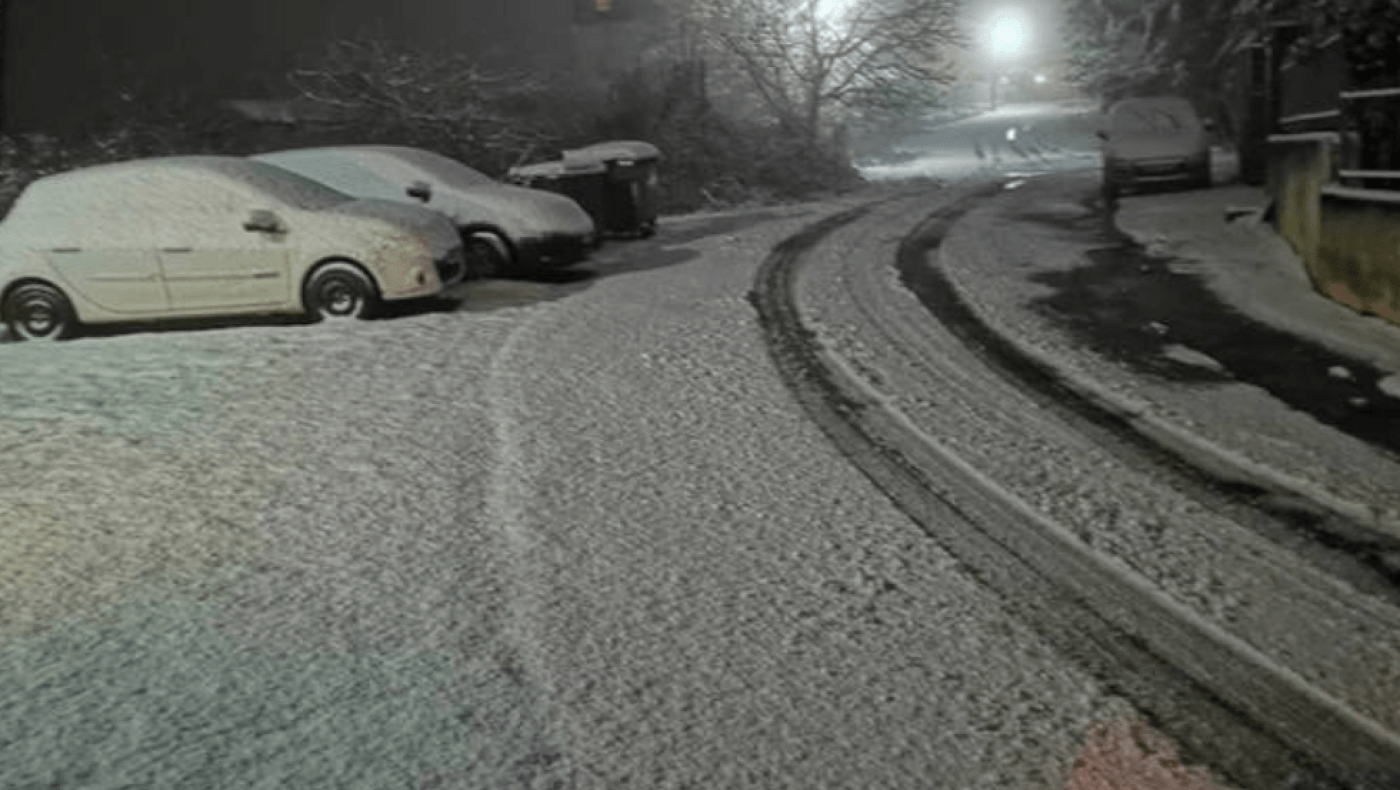 Θεσσαλονίκη: Έπεσαν τα πρώτα χιόνια στα ορεινά του νομού!