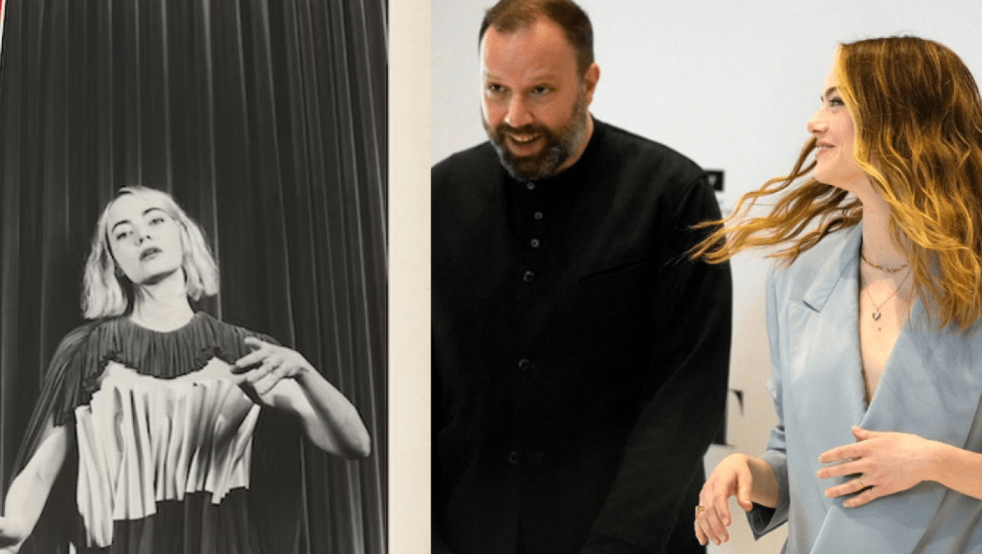 Η... ασπρόμαυρη Αθήνα: Η Έμμα Στόουν πόζαρε στον φακό του Λάνθιμου