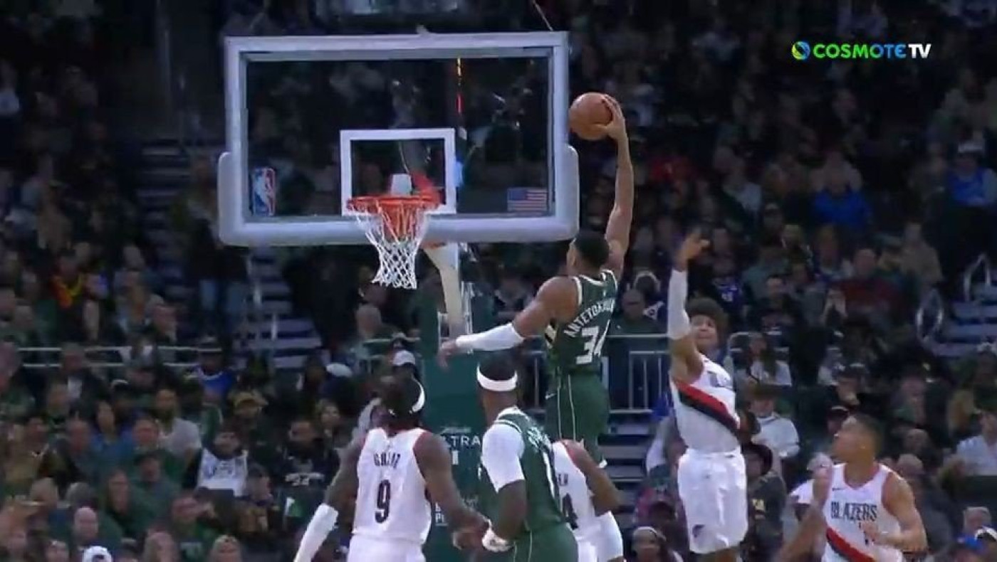 Ασύλληπτη ανατροπή από Μπακς με ηγέτη Αντετοκούνμπο