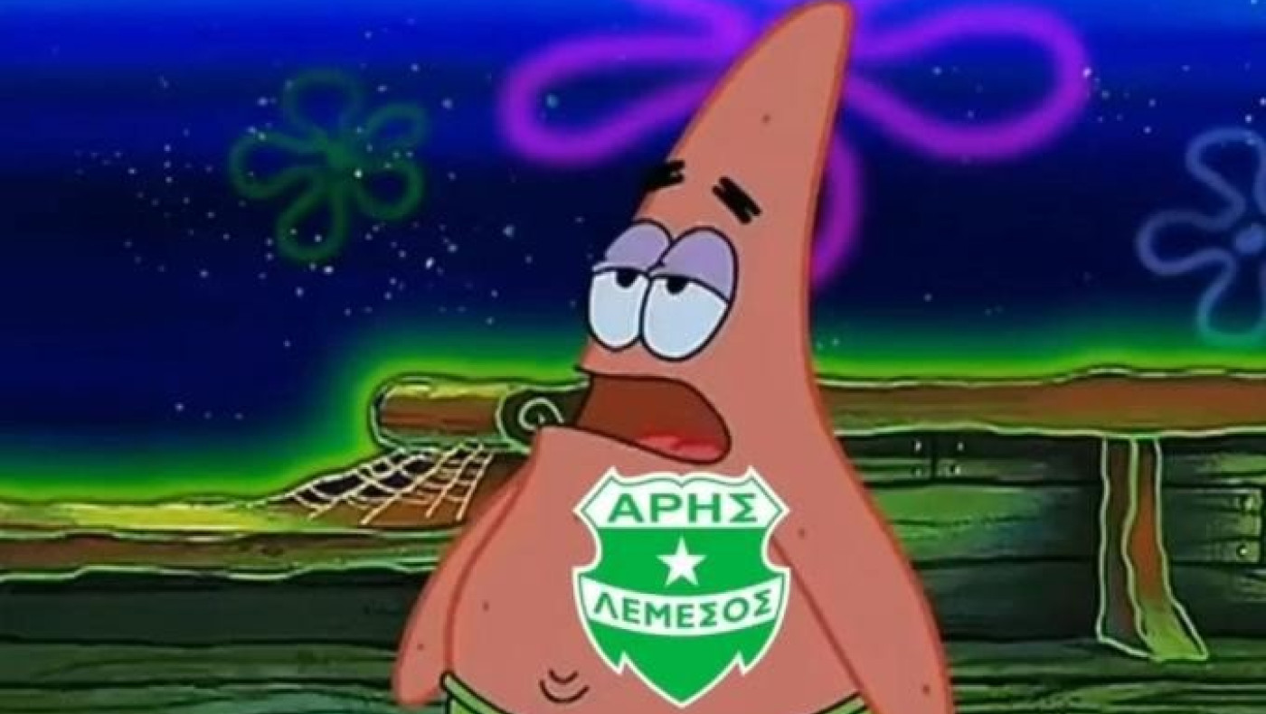 Ο Άρης Λεμεσού με τον... Μπομπ Σφουγγαράκη για το ματς με τη Ρέιντζερς