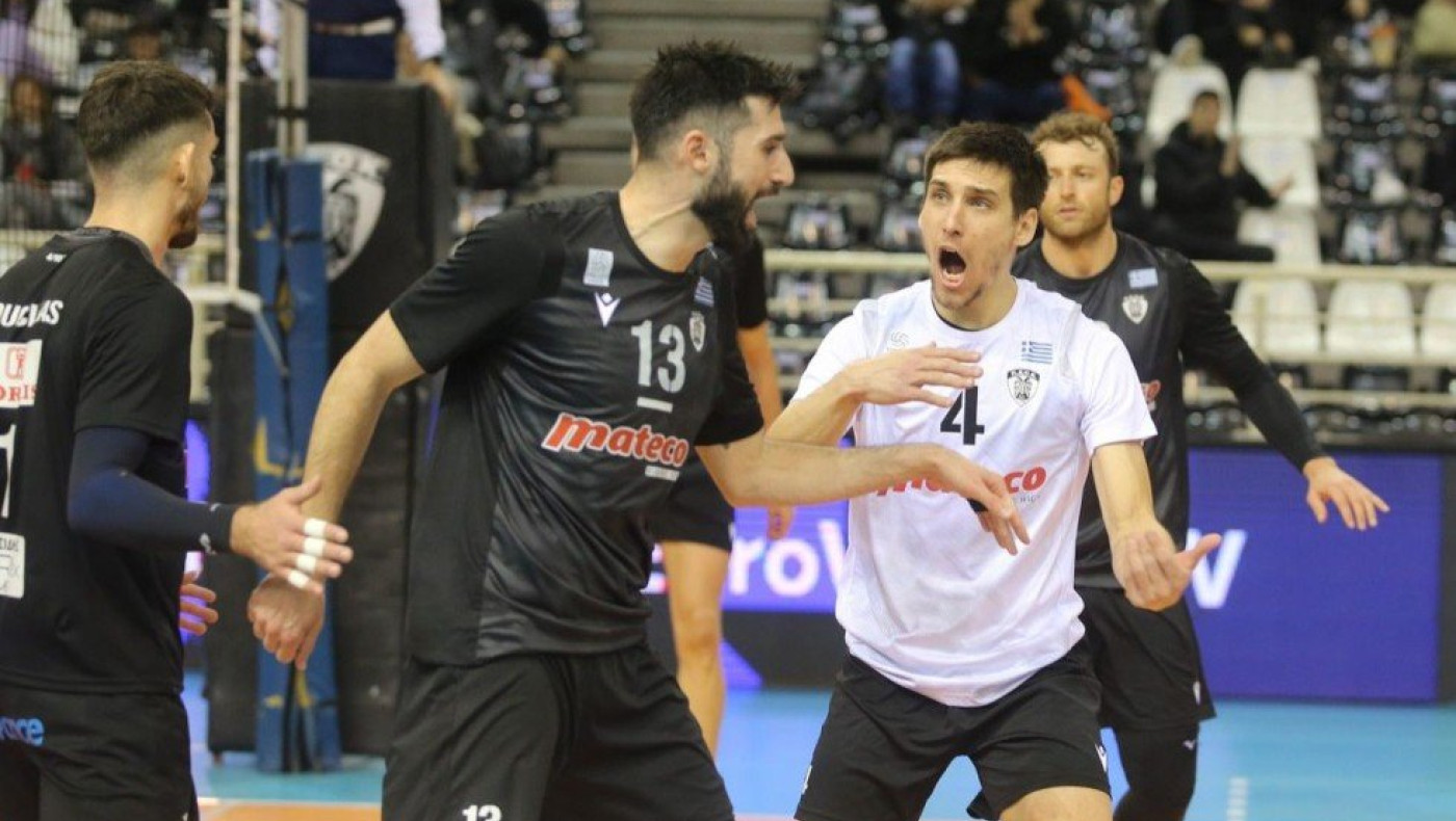 «Πέταξε» για τους «16» του CEV Cup ο ΠΑΟΚ