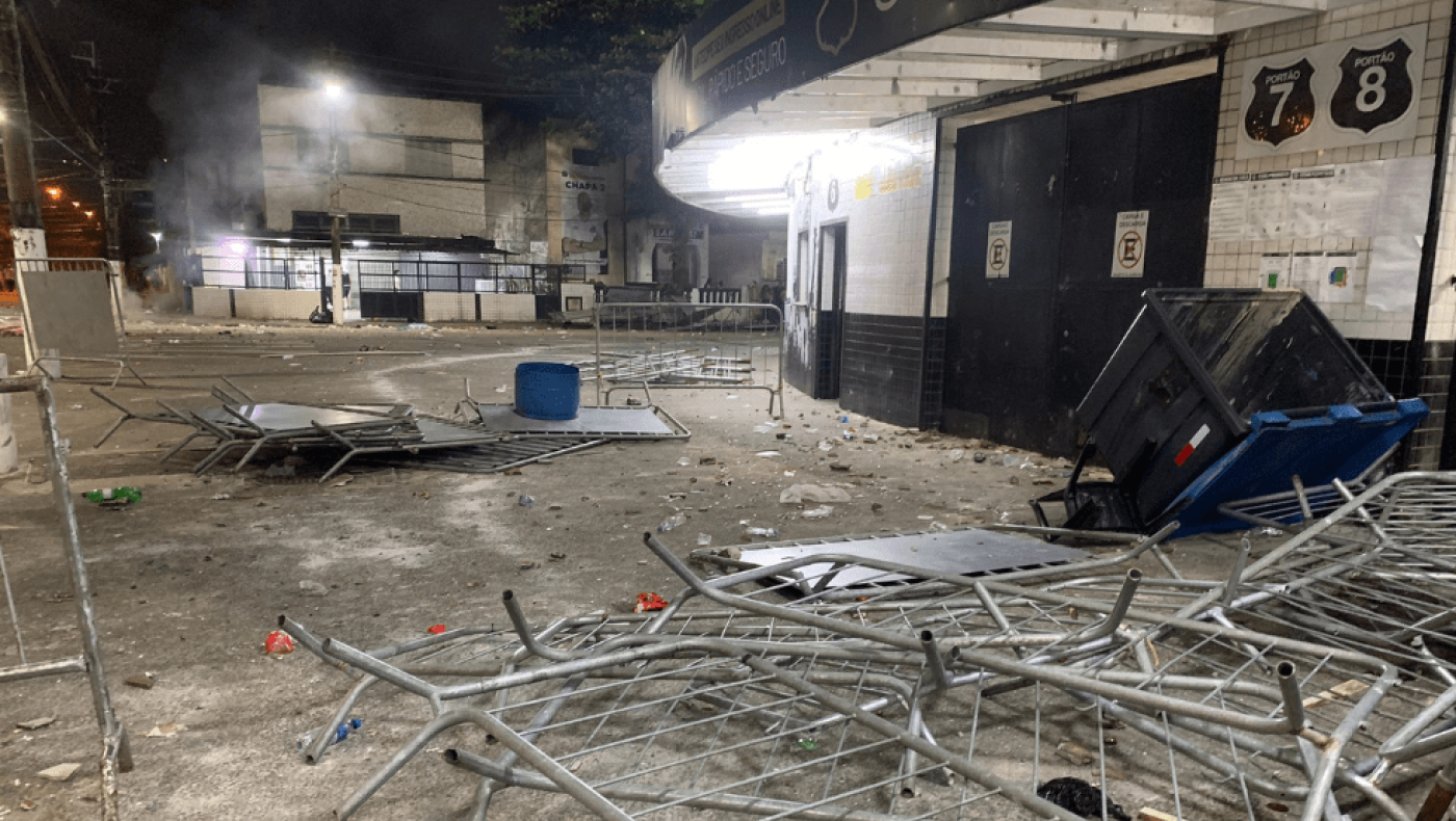 Βραζιλία: Οι οπαδοί της Σάντος τα έσπασαν όλα μετά τον υποβιβασμό της ομάδας τους