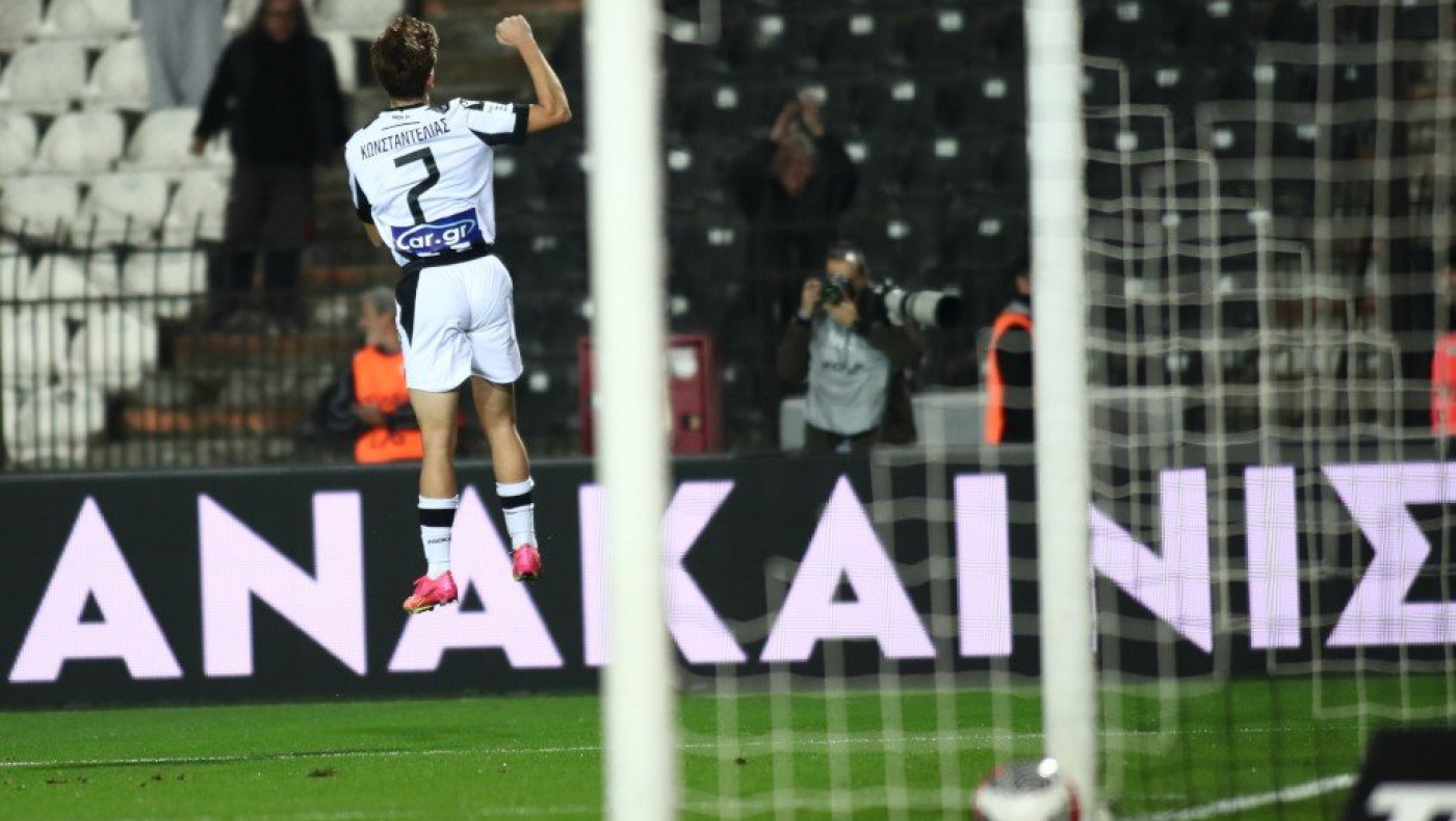 Ο Κωνσταντέλιας ανοίγει το σκορ για τον ΠΑΟΚ