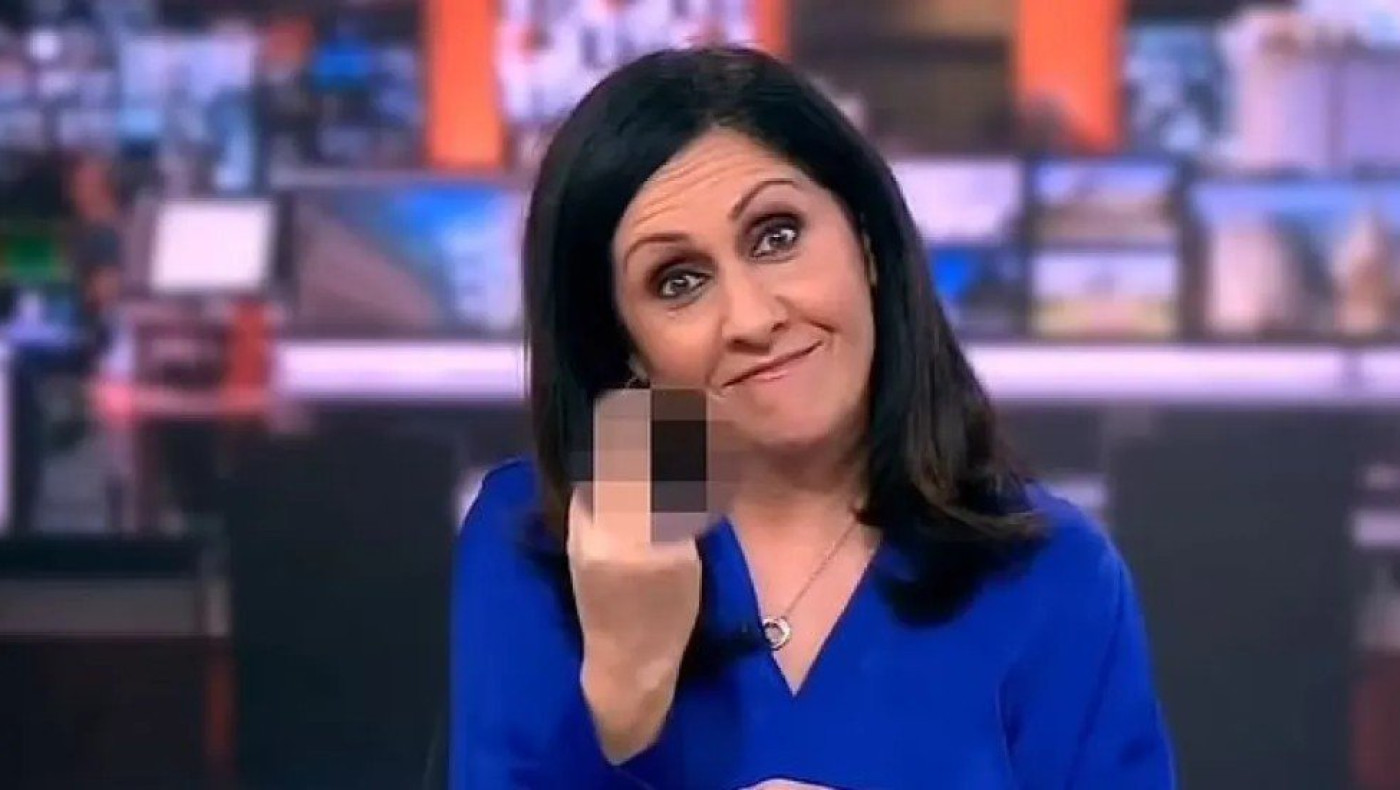 Η κάμερα «τσάκωσε» παρουσιάστρια του BBC με υψωμένο το μεσαίο της δάχτυλο