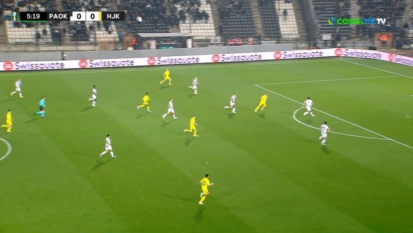 Έτσι άνοιξε το σκορ η Ελσίνκι στην Τούμπα