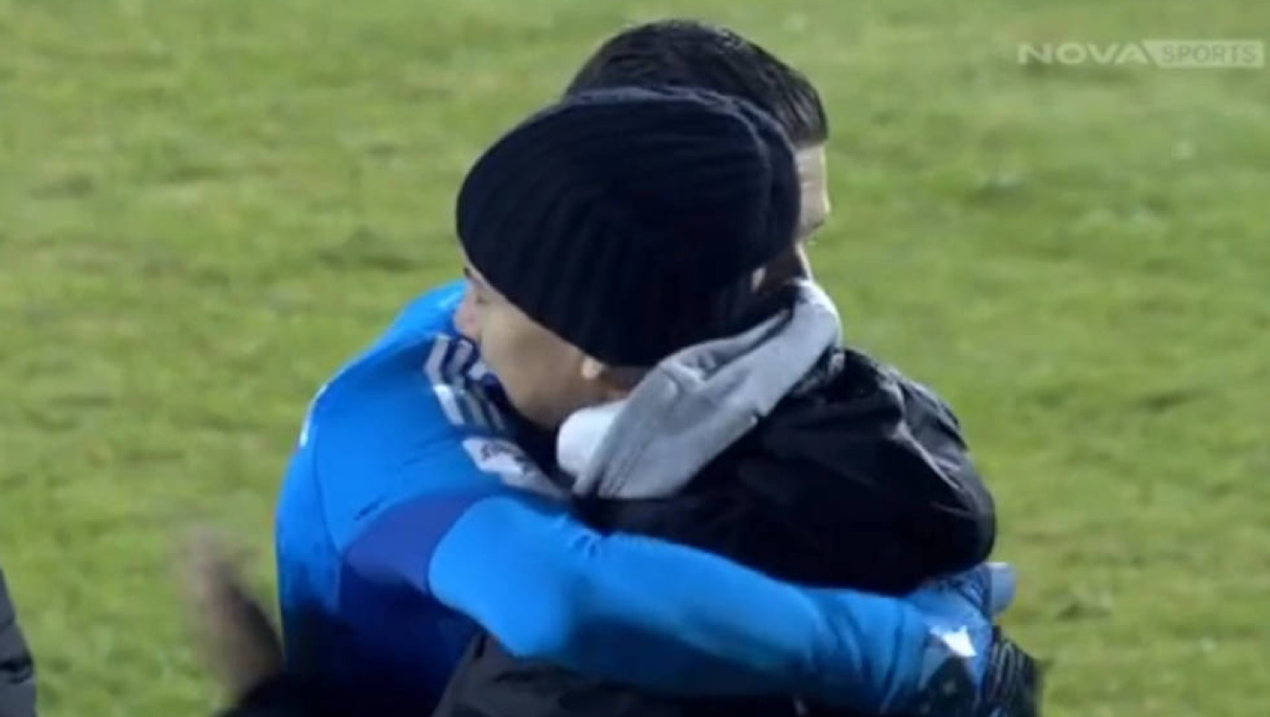 Αγκαλιά Πασχαλάκη-Πάμπλο Γκαρσία στο Πανσερραϊκός-Ολυμπιακός