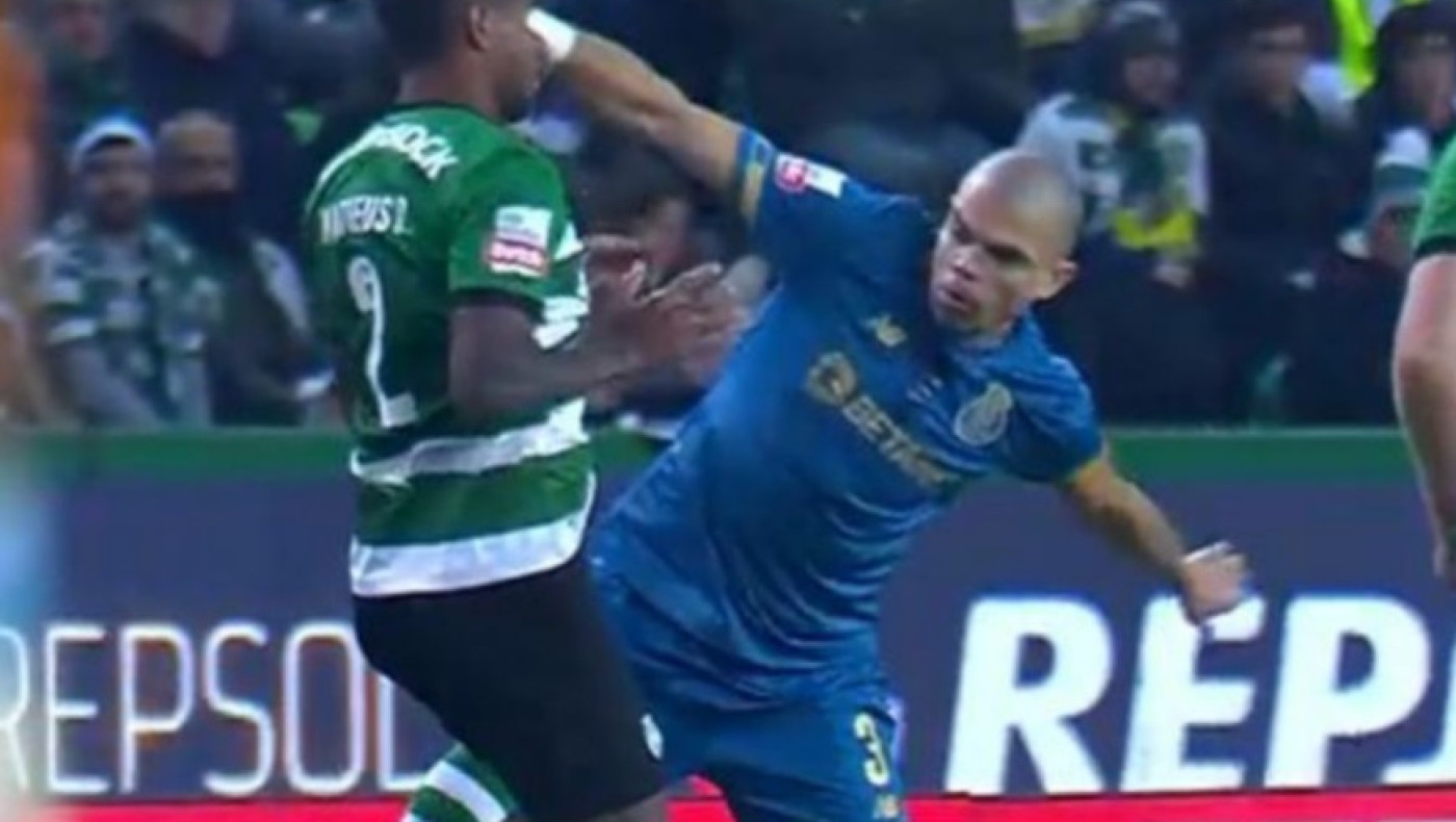 Σπόρτινγκ - Πόρτο: Ο Πέπε γρονθοκόπησε αντίπαλο και αποβλήθηκε (vid)