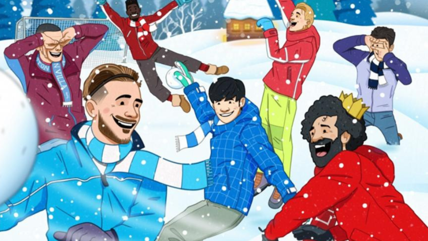 Άφησαν το ποδόσφαιρο και ξεκίνησαν...χιονοπόλεμο: Οι «πρωταγωνιστές» της Premier League σε υπέροχο animation