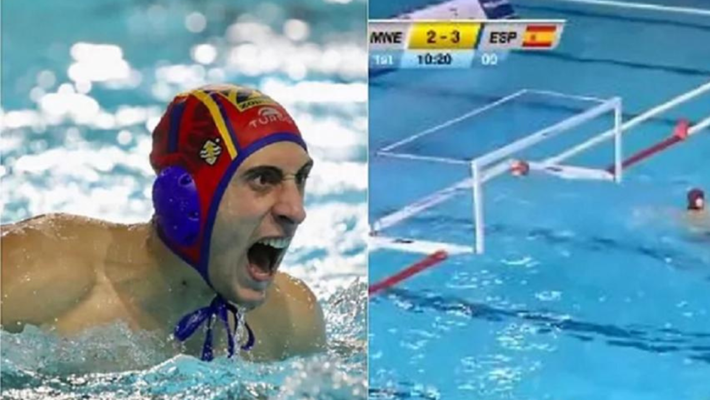 Ευρωπαϊκό Πρωτάθλημα Πόλο: Εντυπωσιακό γκολ από τον... τερματοφύλακα της Ισπανίας