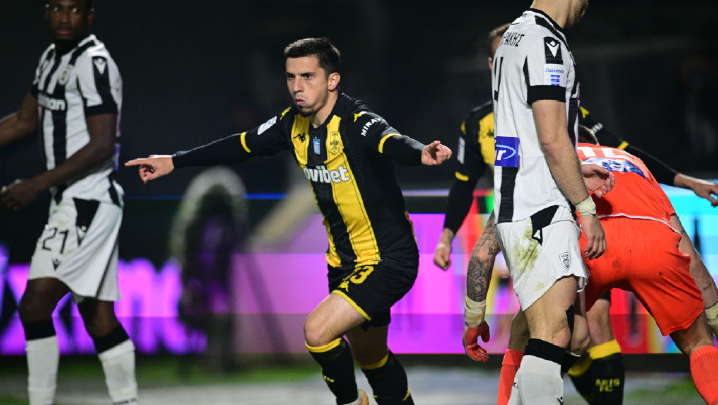 Έτσι άνοιξε το σκορ ο Άρης κόντρα στον ΠΑΟΚ