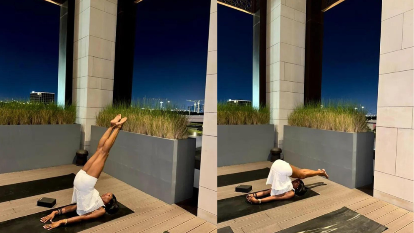 Γαζέλα... η Ναόμι Κάμπελ στα 53 της!