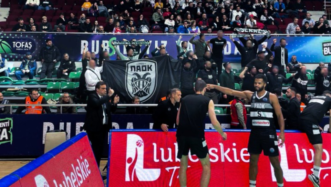 Τόφας-ΠΑΟΚ: Δυναμικό παρών του κόσμου στην Προύσα (vid)