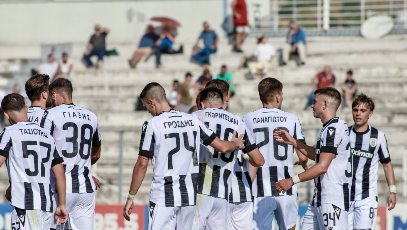 Η ενδεκάδα του ΠΑΟΚ Β' για το παιχνίδι με τον Ηρακλή