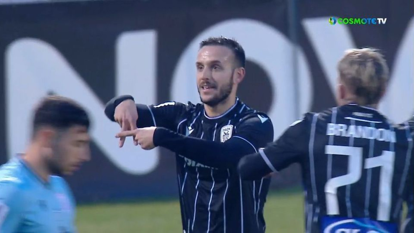 Το 2-0 του ΠΑΟΚ με τον Σάστρε στο ματς με τον Πανσερραϊκό