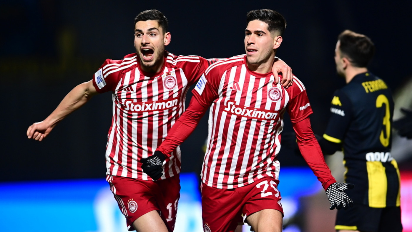 Δύο γκολ σε τέσσερα λεπτά και 0-2 ο Ολυμπιακός στο «Κλ.Βικελίδης»