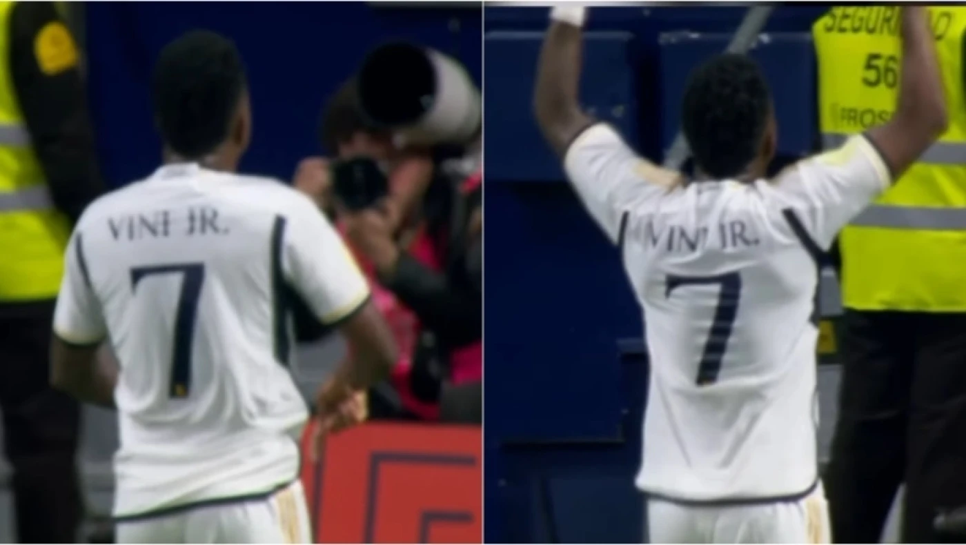 Ο Βινίσιους φίλησε το σήμα της Ρεάλ και εξόργισε τον Σιμεόνε
