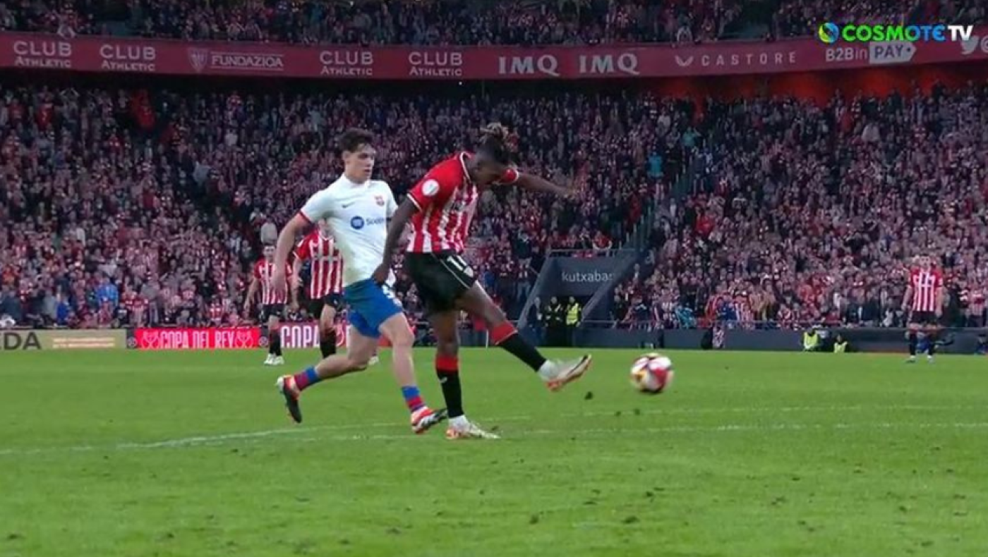 Αθλέτικ Μπιλμπάο - Μπαρτσελόνα: Ταξίδεψε 12 ώρες από το Κόπα Άφρικα και σκόραρε γκολάρα ο Ινιάκο Ουίλιαμς