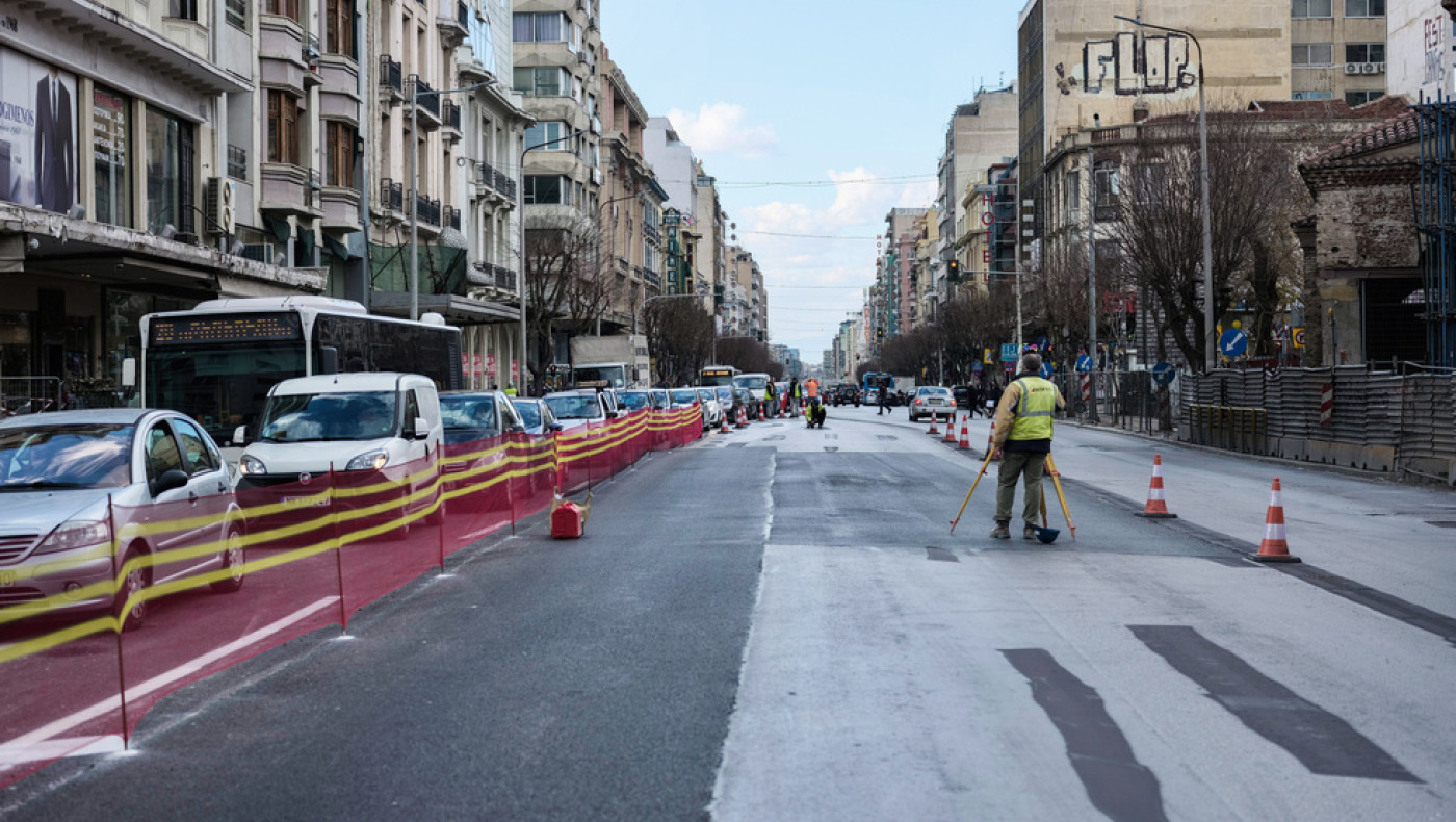 Θεσσαλονίκη: Κλείνει από τη Δευτέρα μία λωρίδα κυκλοφορίας στην Εγνατία