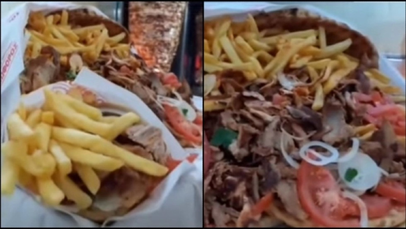 Ηράκλειο: Σουβλατζίδικο συνεχίζει την... παράδοση με την «ανθοδέσμη» πιτόγυρο για την γιορτή του Αγίου Βαλεντίνου