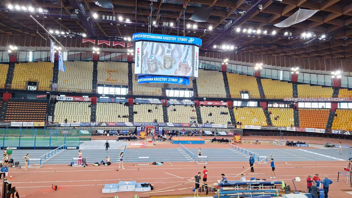 Live Streaming: Η δράση της δεύτερης μέρας του Πανελλήνιου Κλειστού Στίβου