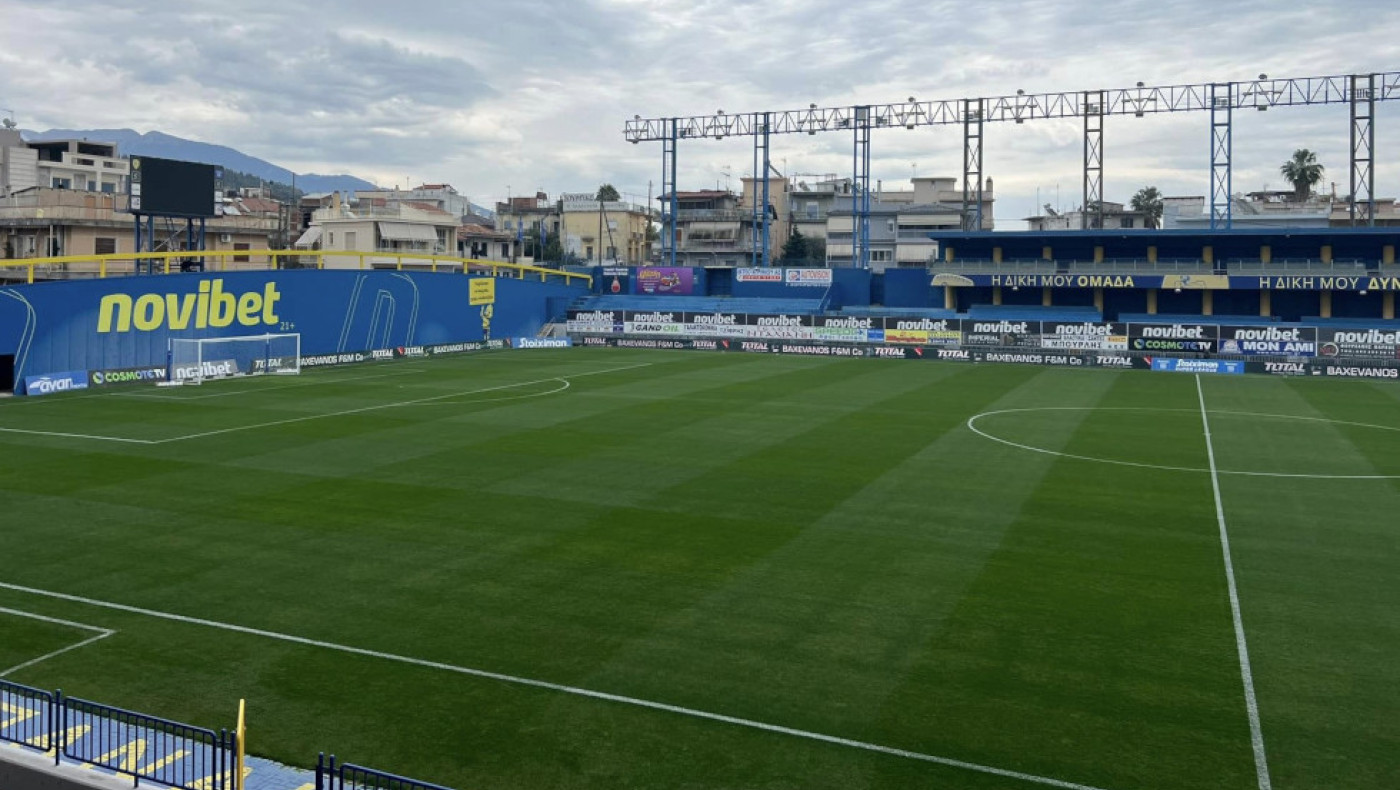Σε άριστη κατάσταση το γήπεδο του Παναιτωλικού, παρά την κακοκαιρία