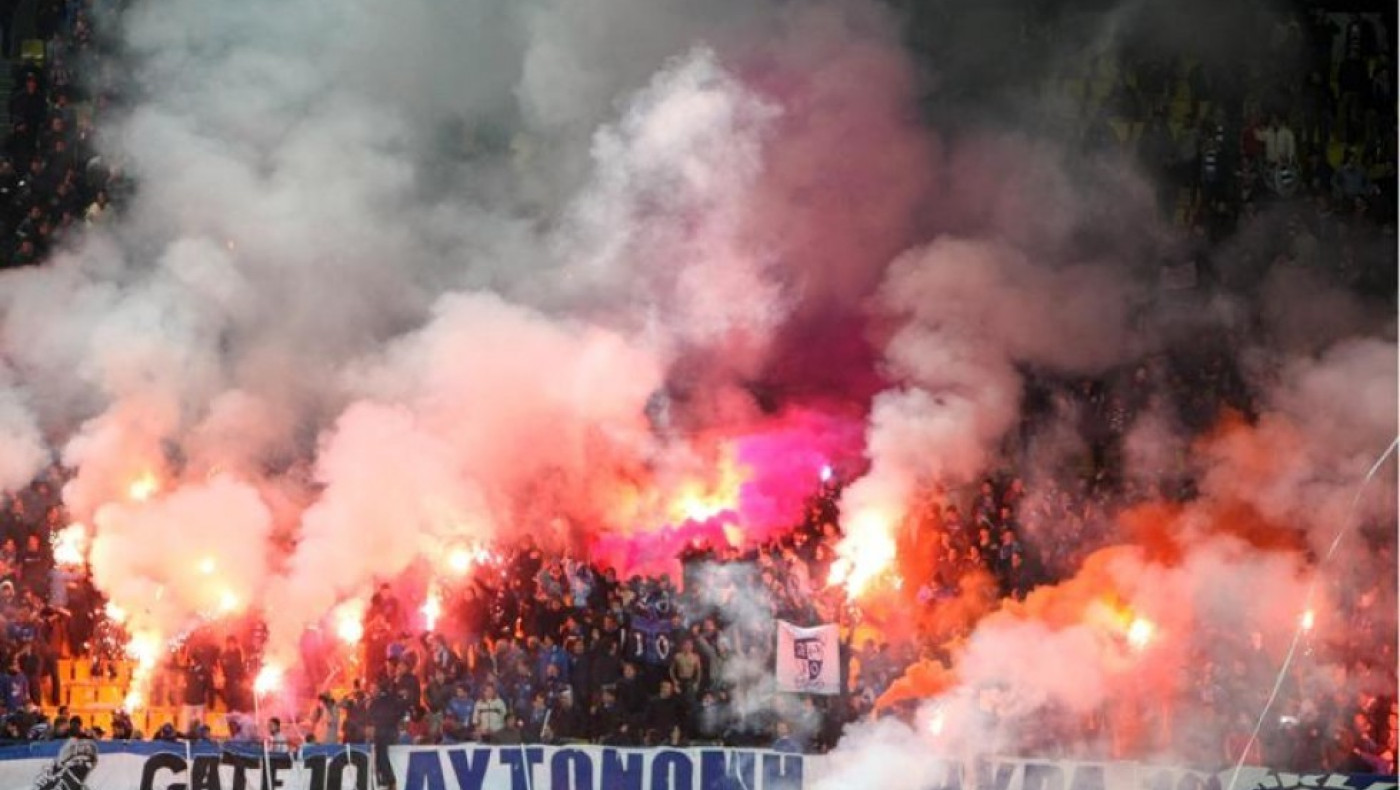 Δυναμικό παρών από τους οπαδούς του Ηρακλή στο Καυτανζόγλειο