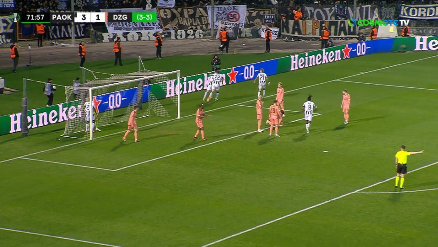 Δεύτερο γκολ ο Κουλιεράκης και 4-1 ο ΠΑΟΚ!