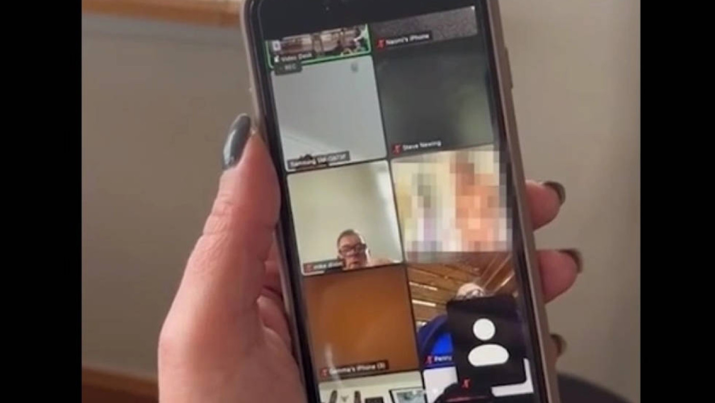 Γυμνάστρια εμφανίστηκε γυμνή σε live μετάδοση κηδείας