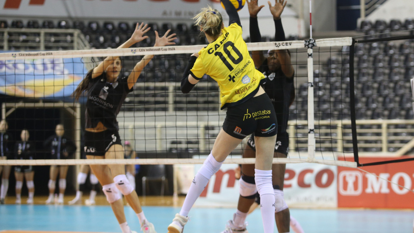 Bόλεϊ γυναικών: Ήττα του ΠΑΟΚ με 0-3 από την ΑΕΚ στο Παλατάκι