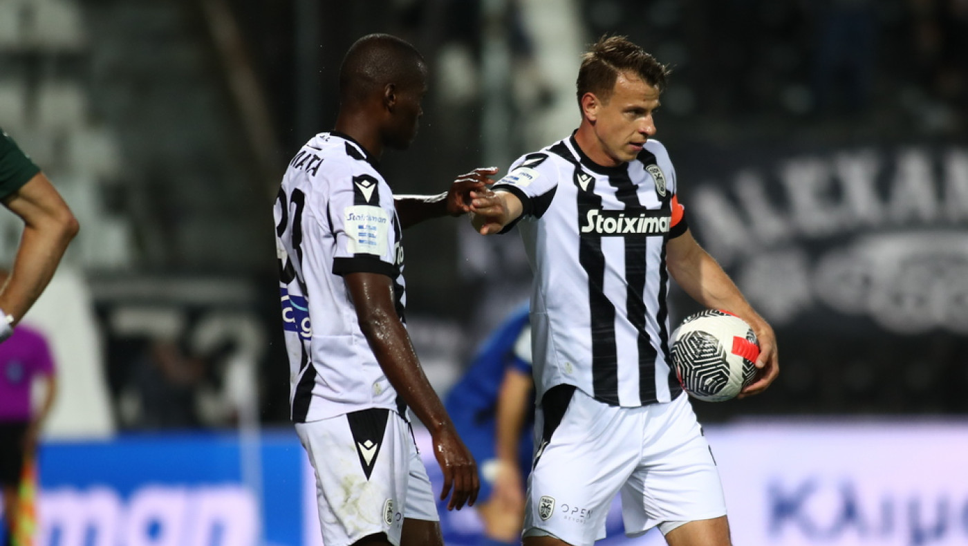 Δεύτερο γκολ από τον Σβαμπ, 3-1 ο ΠΑΟΚ