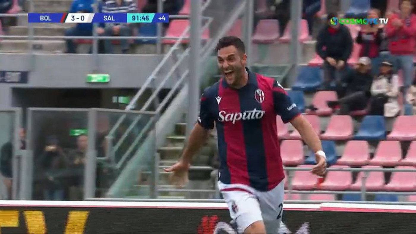 Με τον Λυκογιάννη στα αστέρια η Μπολόνια