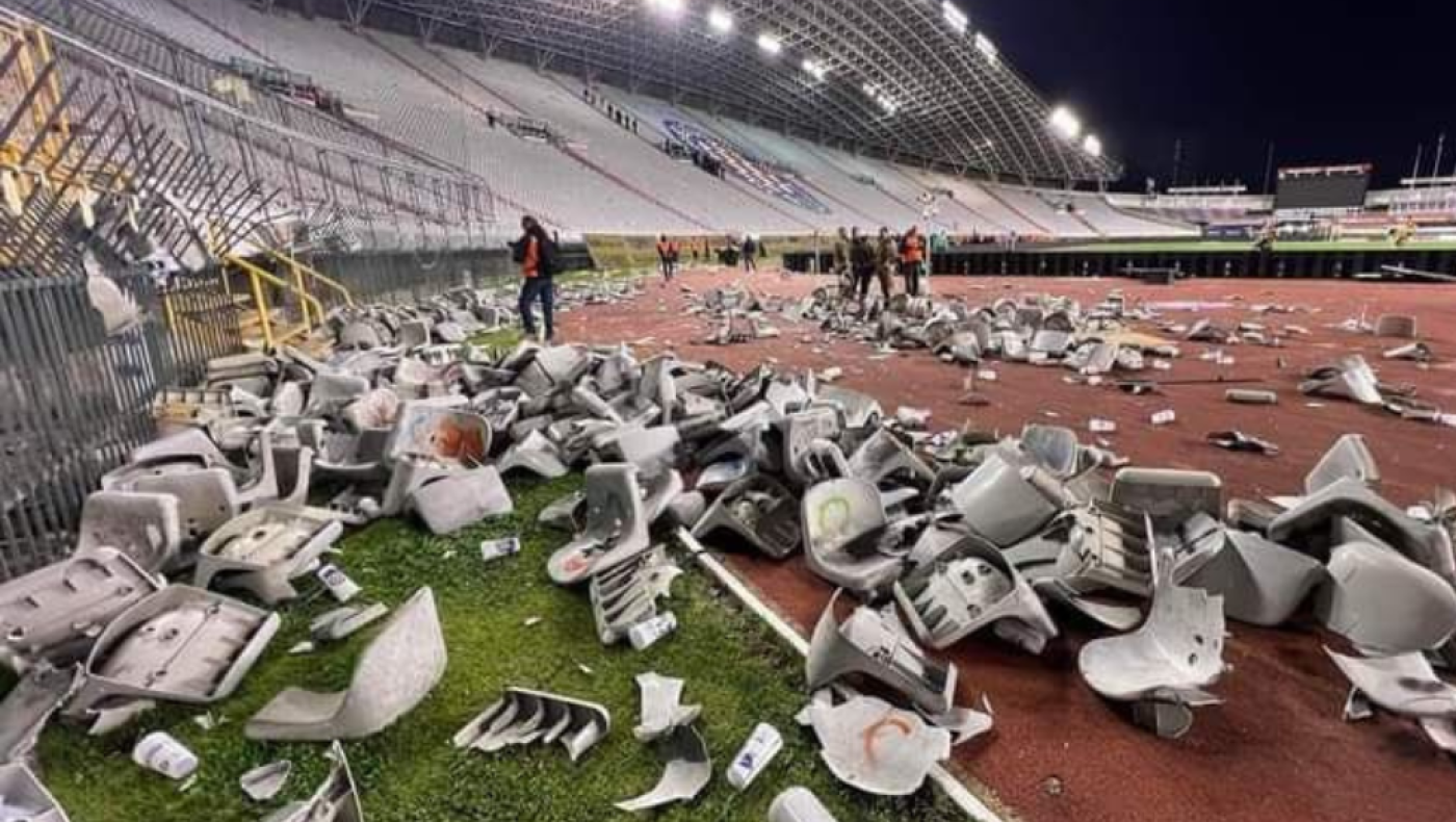 Τρεις αστυνομικοί τραυματίστηκαν στα επεισόδια Χάιντουκ Σπλιτ - Ντιναμό Ζάγκρεμπ!