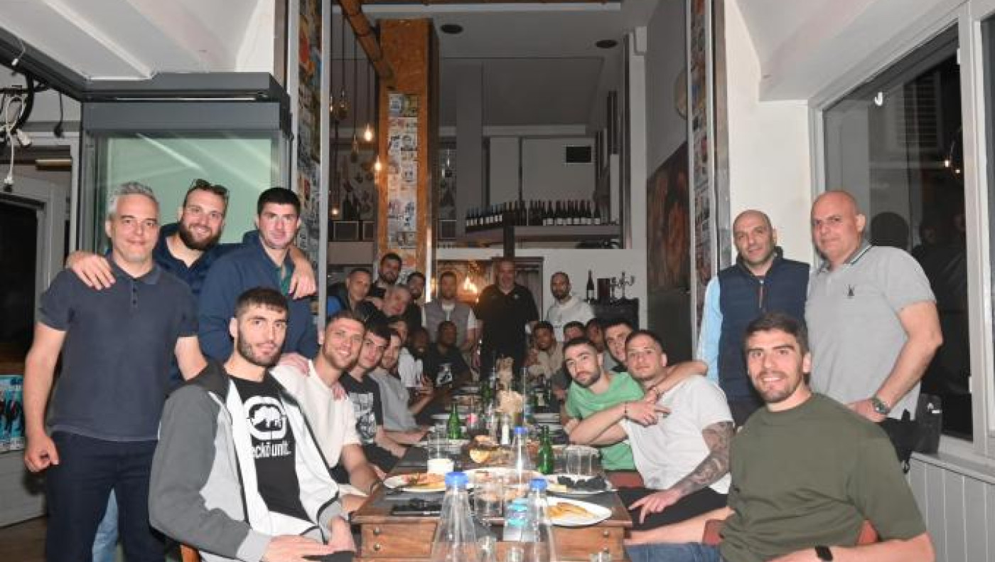 Δείπνο συσπείρωσης έκανε η ομάδα μπάσκετ του ΠΑΟΚ