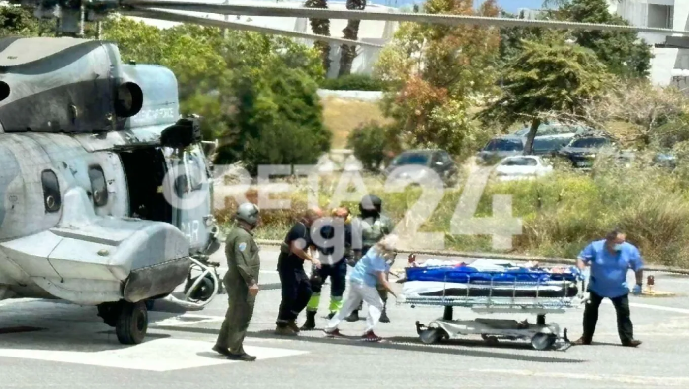 Ηράκλειο: Πολυτραυματίας μεταφέρθηκε από την Κω με Super Puma