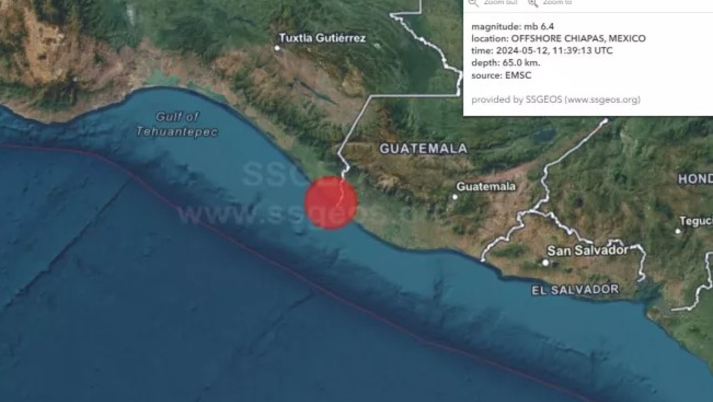 Σεισμός 6.3 Ρίχτερ ταρακούνησε το Μεξικό (vid)